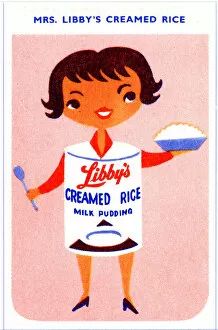 Images Dated 22nd August 2019: Mrs Libbys Creamed Rice Milk Pudding