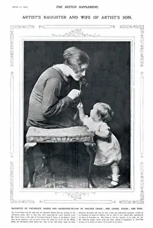 Sandys Prints: Mrs Lionel Crane and her son Tony