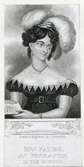 Unattributed Prints: Mrs Mary Ann Yates, early 19th century actress as Violante