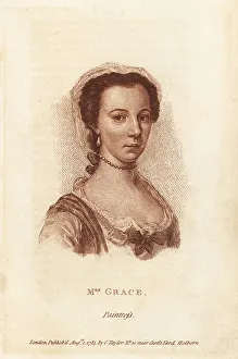 Draughtsman Prints: Mrs Mary Grace, English Georgian paintress