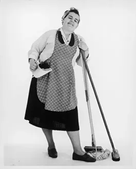 Brush Prints: Mrs Mop the Cleaner