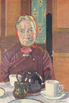 Saucers Prints: Mrs. Mounter