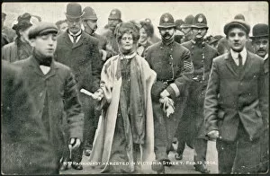Arrested Gallery: Mrs Pankhurst / Arrest
