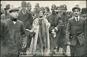 Pankhurst Gallery: Mrs Pankhurst / Arrest