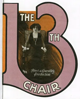 Courville Prints: Mrs Patrick Campbell in The 13th Chair, London
