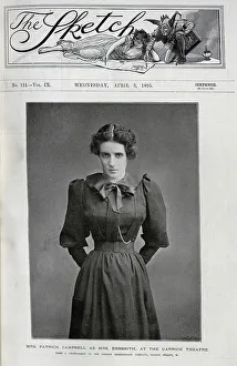 Notorious Prints: Mrs Patrick Campbell, actress, in the role of Mrs Ebbsmith