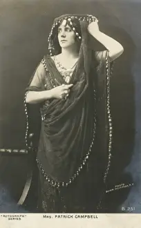 Tanner Prints: Mrs Patrick Campbell, English stage actress