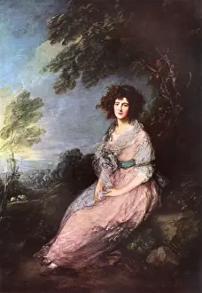 Mrs Richard Brinsley Sheridan By Thomas Gainsborough