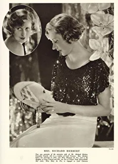 Images Dated 17th January 2020: Mrs. Richard Herbert by Madame Yevonde
