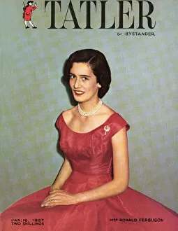 Sarah Gallery: Mrs Ronald Ferguson on front cover of The Tatler