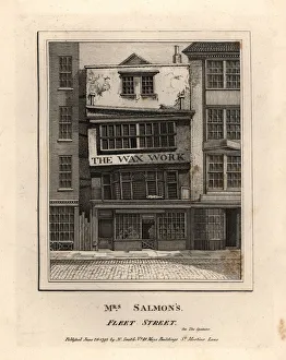 Antiquaries Prints: Mrs. Salmons Waxworks Museum, Fleet Street