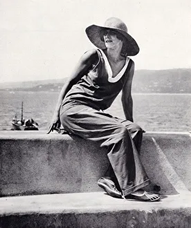 Antibes Gallery: Mrs Satterthwaite at Eden Roc