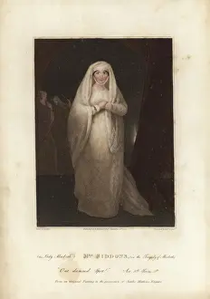 Theater Prints: Mrs Siddons as Lady Macbeth, 1822