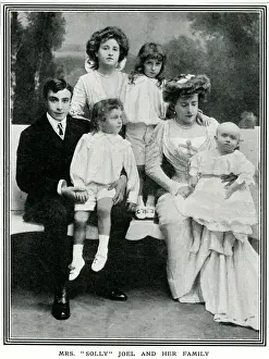 Daughters Prints: Mrs Solly Joel and her family