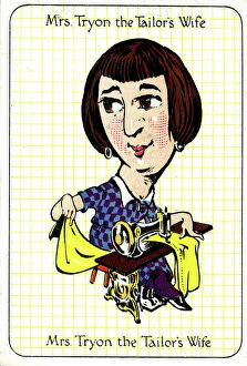 Tryon Prints: Mrs Tryon the Tailor's Wife