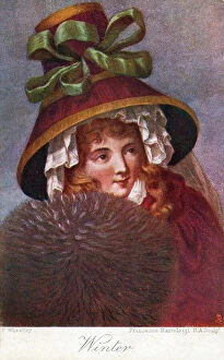 Reproduction Collection: Mrs Wheatley in 1788 - Winter - Francesco Bartolozzi