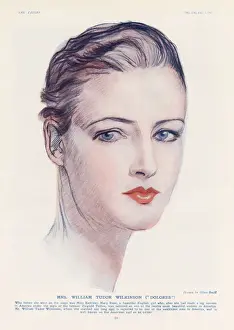 Haircut Prints: Mrs William Tudor Wilkinson aka Dolores by Olive Snell