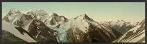 Mt. Fox and Mt. Dawson from Asulkan Pass, Selkirk Mountains