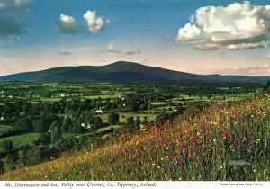 John Hinde Gallery: Mt. Slievenamon and Suir Valley near, Clonmel, Co Tipperary