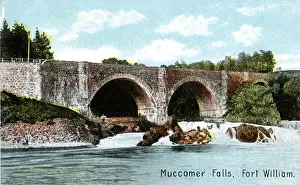 Inverness Prints: Muccomer Falls, Fort William, Inverness, Scotland