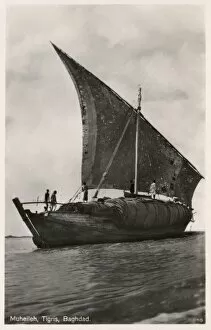 Muheileh Boat on the Tigris, Iraq