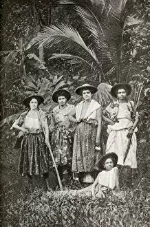 Sugar Collection: Mulatto women workers, Martinique, West Indies