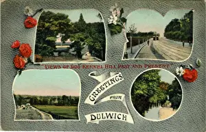 Dulwich Prints: Mulitiview, Dulwich, Southwalk, England