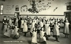 Mullers New Orphan Houses, Bristol - Girls with Balloons