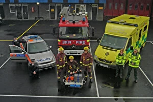 Images Dated 31st May 2016: Multi service emergency vehicles