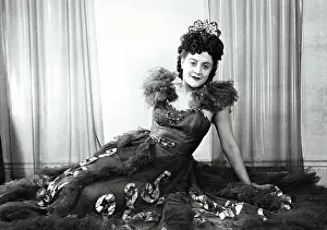 Multiple Prints: One of multiple shots of a lady taken both inside and outside of Coronet Studio in Sheffield-sitting with dress Date