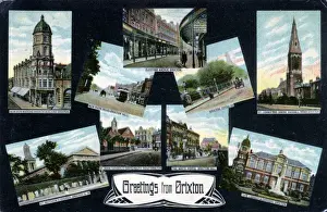 Brixton Prints: Multiview Card, Brixton, London