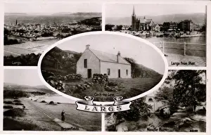 Ayrshire Prints: Multiview Card, Largs, Ayrshire