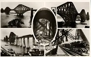 Midlothian Prints: Multiview, Forth Bridge, Midlothian