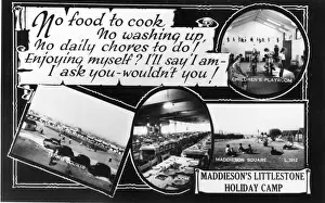 Courts Prints: Multiview postcard, Maddiesons Littlestone Holiday Camp