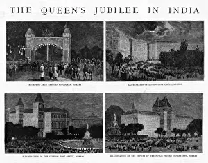 Celebrations Prints: Mumbai - Triumphal Arch / Elphinstone Circle / Post Office