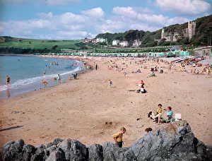 Swansea Prints: Mumbles, Swansea - Langland Bay