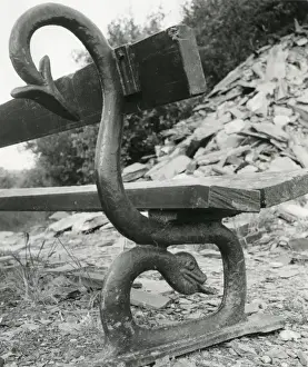 Quarrying Prints: Municipal bench, Nantlle Valley, North Wales