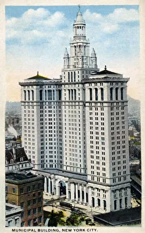 Manhattan Prints: Municipal Building, New York City, USA
