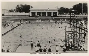 Bathers Prints: Municipal Swimming Baths, Bulawayo, Rhodesia