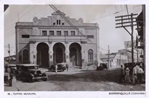 Wires Prints: Municipal Theatre, Barranquilla, Colombia, Central America