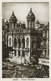 Oran Prints: Municipal Theatre in Oran, NW Algeria
