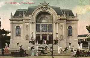 Municipal Theatre, Saigon, Cochinchina (Vietnam)
