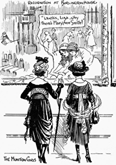 Cartoon, Their munitions factories, WW1