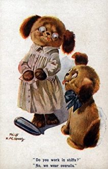 Images Dated 17th May 2016: Munition Worker Dogs WW1