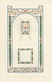 Ornamentsofallclassicalartepochs Prints: Mural in the gallery of the Ducal Palace, Mantua, Italy