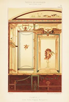 Mural in the House of Queen Margherita, Pompeii