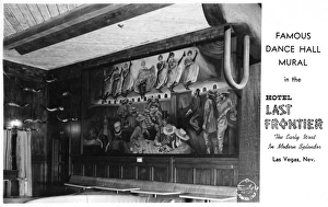 Roulette Gallery: Mural painting, Hotel Last Frontier, Las Vegas, USA