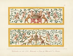 Murals in the casino of the Palazzo del Te, Mantua, Italy