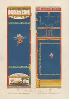 Murals from houses in Pompeii