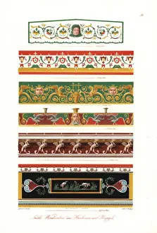 Ornamentsofallclassicalartepochs Prints: Murals from Pompeii and Heraculaneum